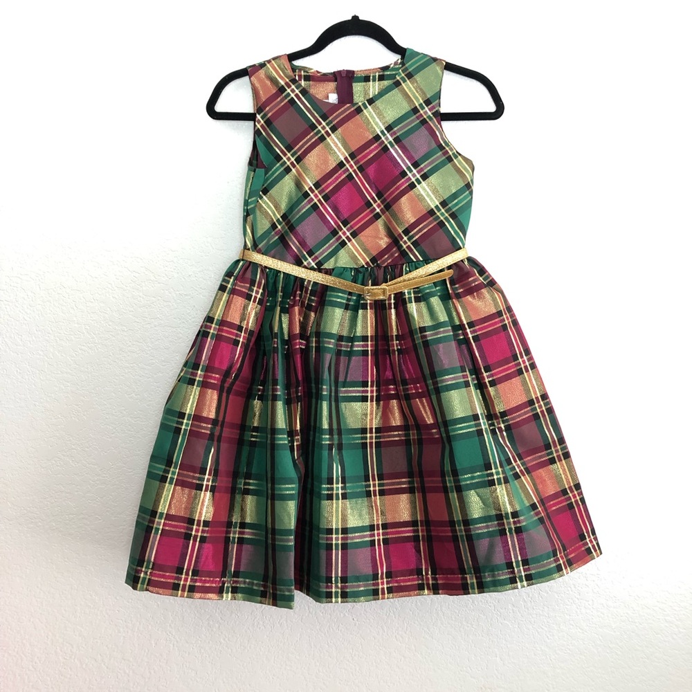 Bonnie Jean girls holiday dress sleeveless size 14